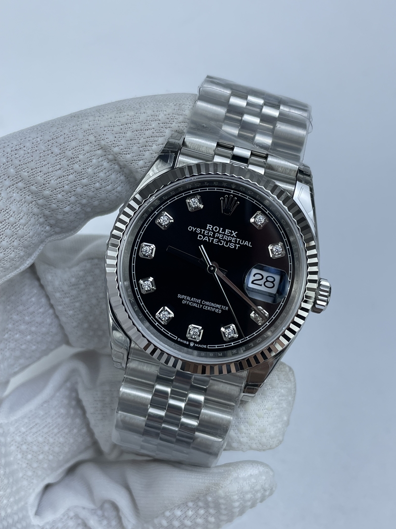 (준비완료/특급배송)NO.2473/VS공장 롤렉스 데이저스트 36MM 블랙검텐포