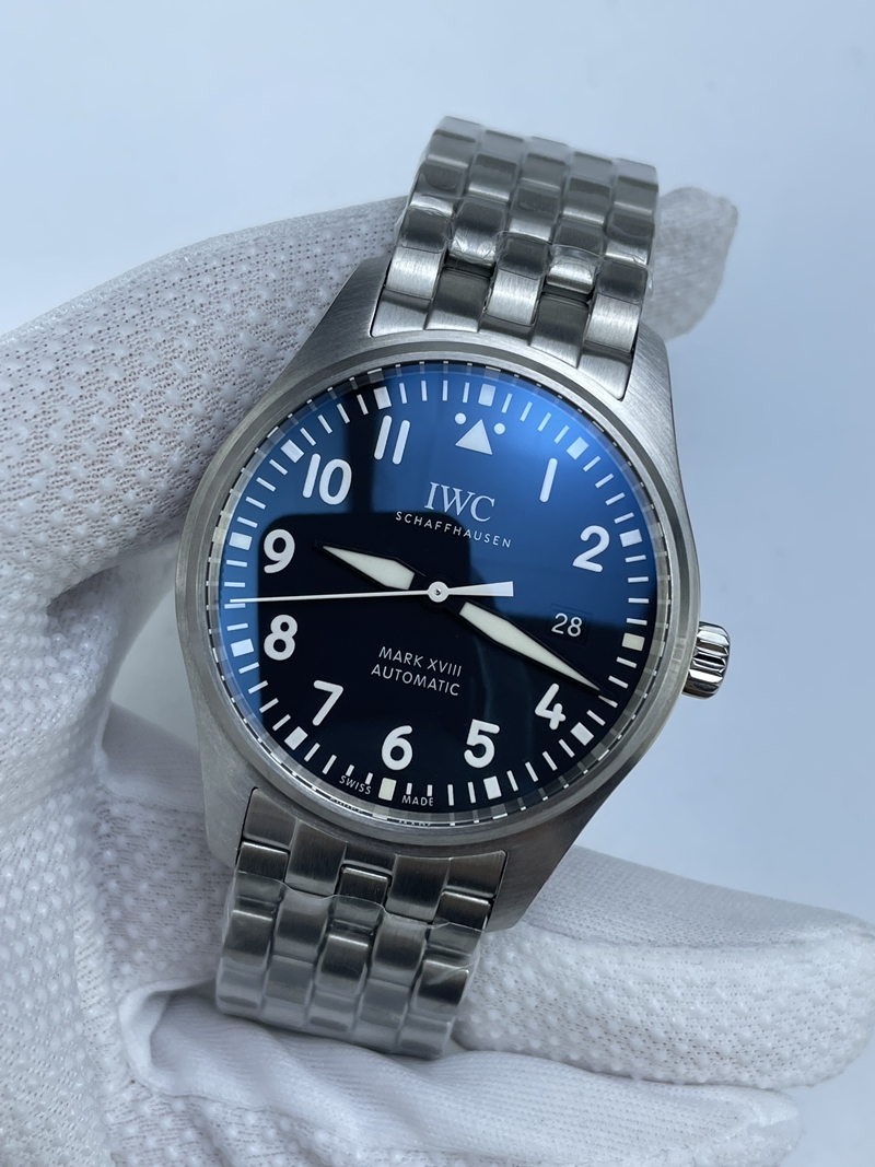 (준비완료/특급배송)NO.2543/V7공장 IWC 파일럿 마크18 블랙다이얼