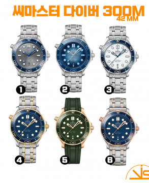 (초특가할인) VS공장 오메가 씨마스터300 6종 파격세일 2824 무브먼트