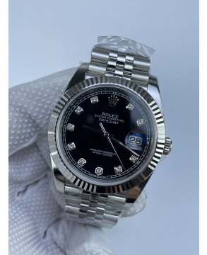 (준비완료/특급배송)NO.3210/롤렉스 데이저스트 126334 41미리 블랙다이얼 다이아몬드 인덱스 QP공장