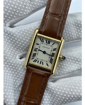 (준비완료/특급배송)NO.3409/AF공장 까르띠에 탱크머스트 22미리 스몰사이즈 옐로우골드